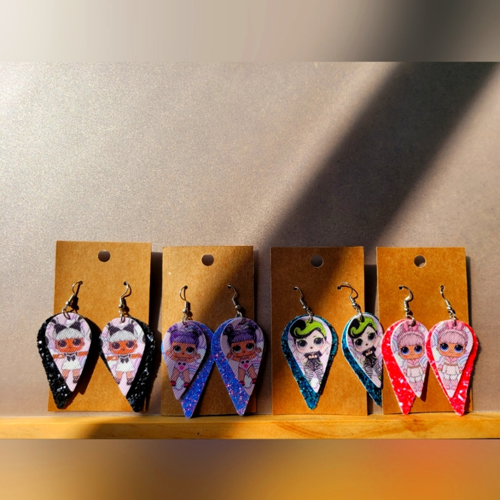 Handmade Anime Earrings Bundle